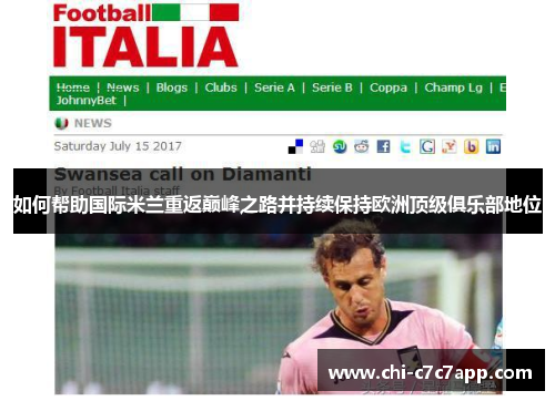如何帮助国际米兰重返巅峰之路并持续保持欧洲顶级俱乐部地位 如何帮助国际米兰重返巅峰之路并持续保持欧洲顶级俱乐部地位